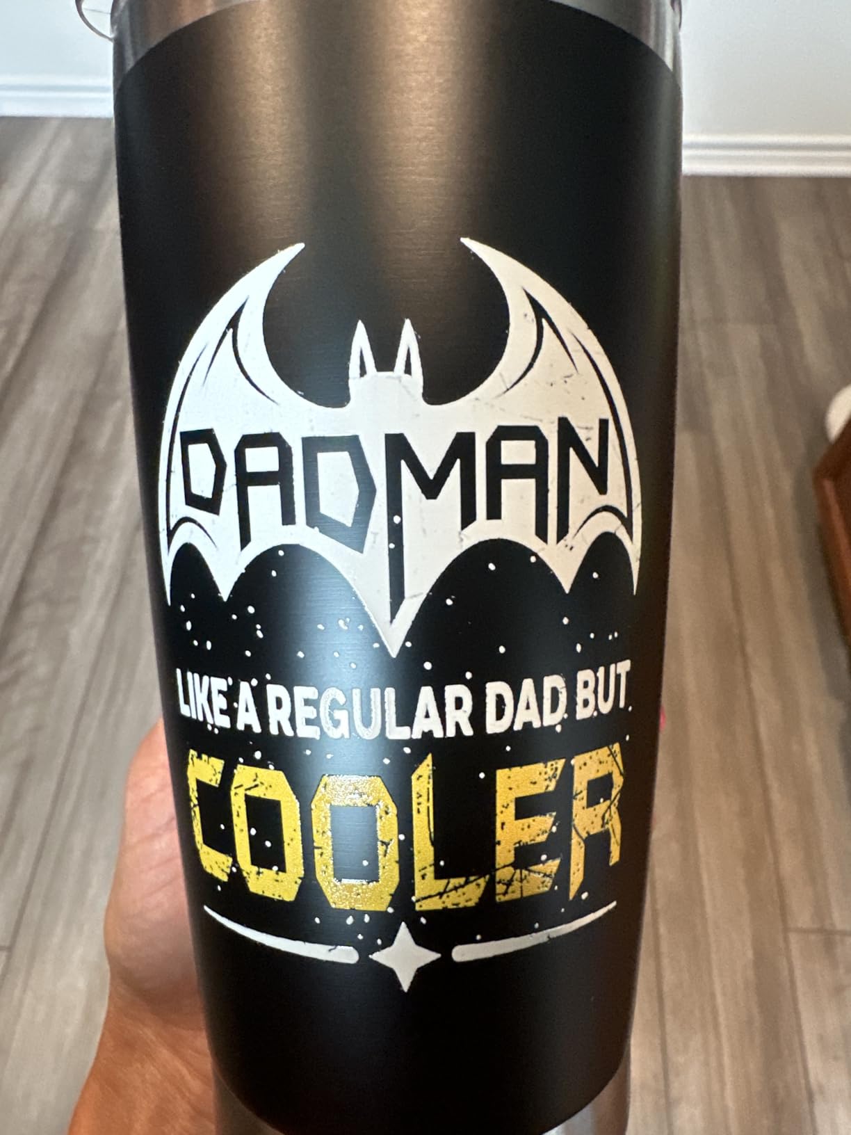 34HD Dad Tattooed Chihuahua Funny Dog Daddy Badass 20 oz Tumbler, Dad Gift customer photo 2