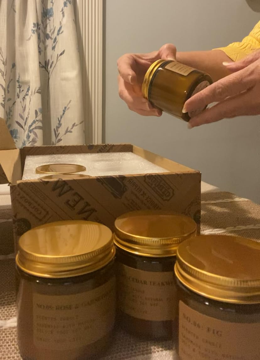 Candles for Home Scented, 6 Pack 3.5 Oz Soy Wax Candles Gifts Sets customer photo 1