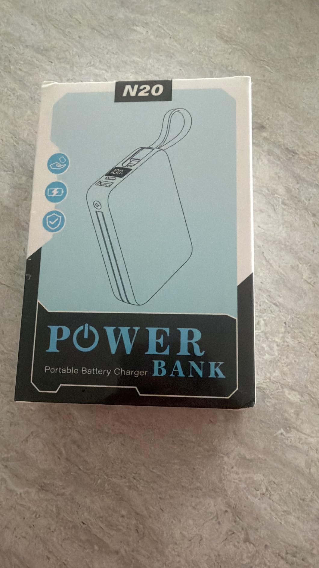 Portable Charger 50000mAh, 22.5W Fast Charge Power Bank Built-in 2 Cables | 30% Smaller Pocket-Friendly Portable Phone Charger, Travel Essential for iPhone 17 Samsung Galaxy iPad etc(Carbon Black) customer photo 1