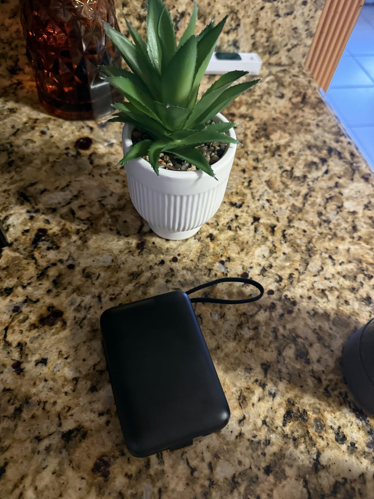 Portable Charger 50000mAh, 22.5W Fast Charge Power Bank Built-in 2 Cables | 30% Smaller Pocket-Friendly Portable Phone Charger, Travel Essential for iPhone 17 Samsung Galaxy iPad etc(Carbon Black) customer photo 2