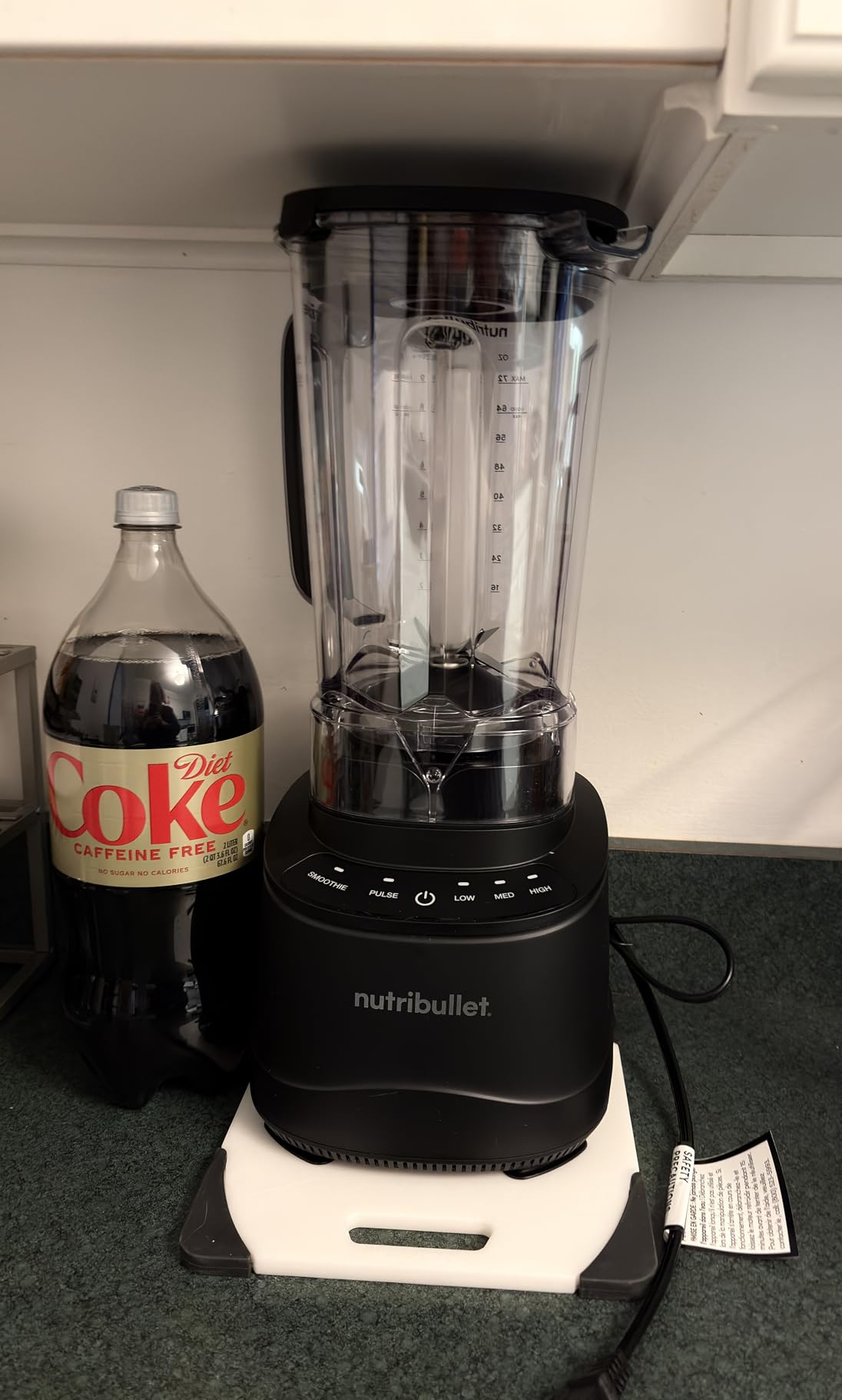 nutribullet Power Core™ Blender, 1400W Peak Power, Smoothies, Crushed Ice & Frozen Fruit, Full-Size Countertop Blender, 72-oz. Pitcher, Black, NBF70100 customer photo 1