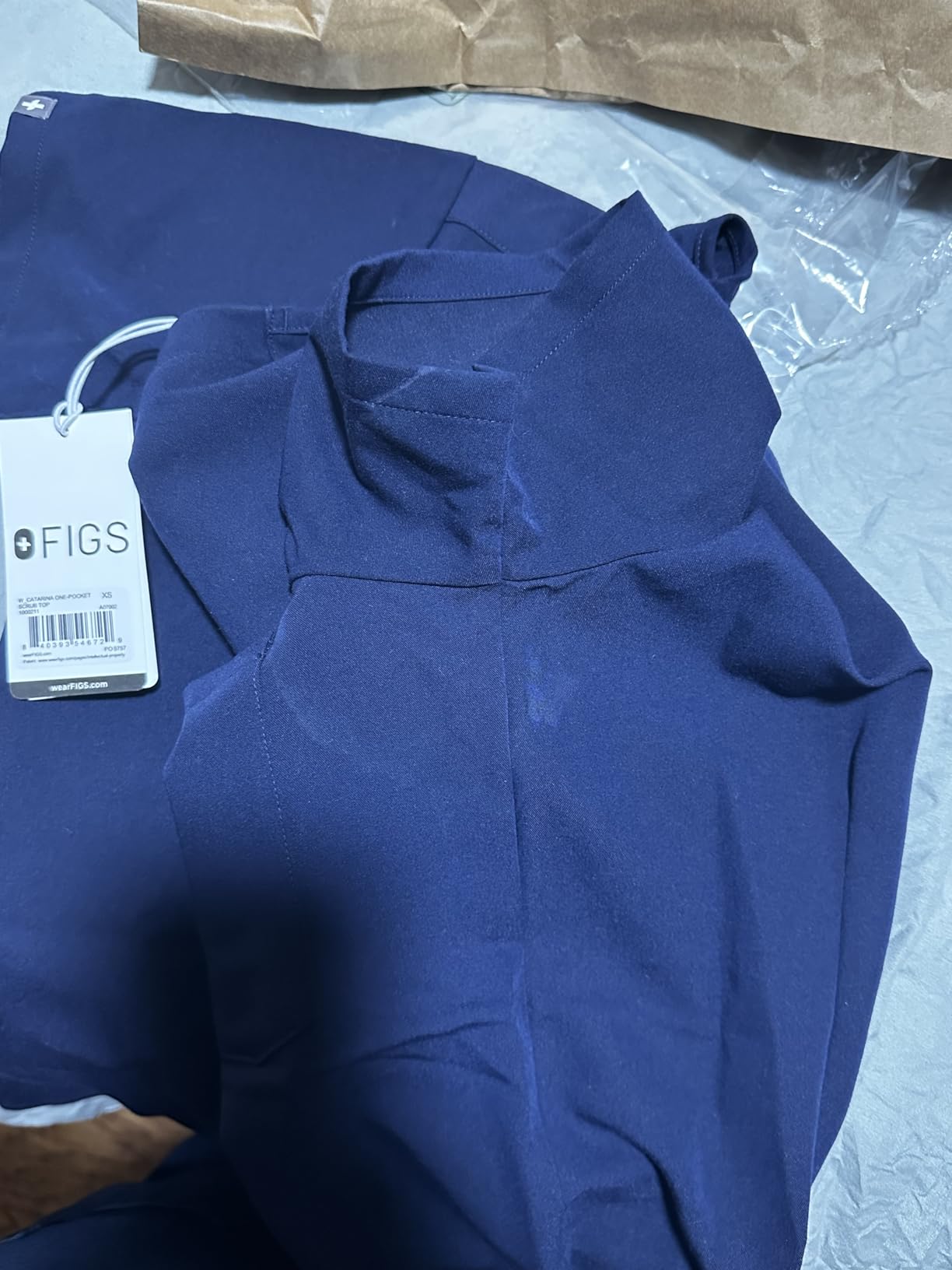 FIGS Catarina Scrub Top for Women customer photo 2