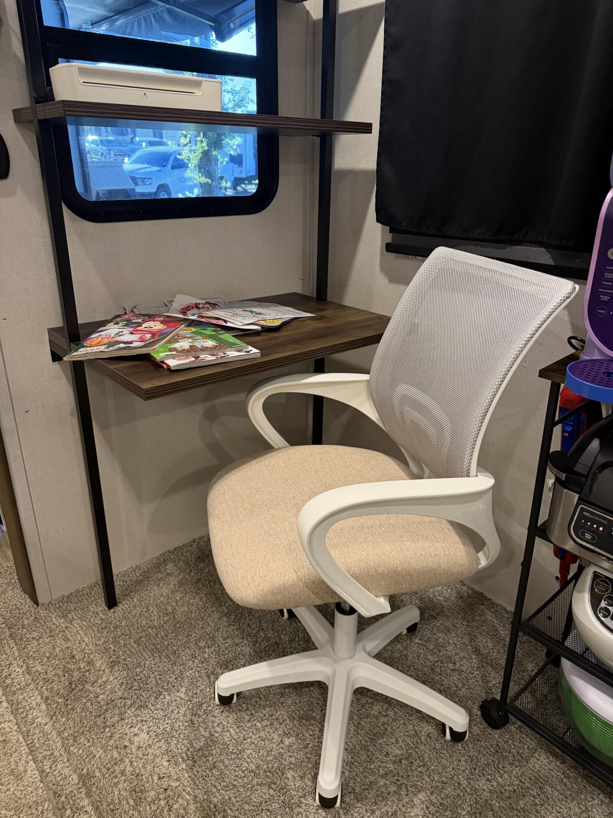 NEO CHAIR Office Computer Chair Ergonomic Mid-Back Mesh Desk Chair, Black customer photo 1