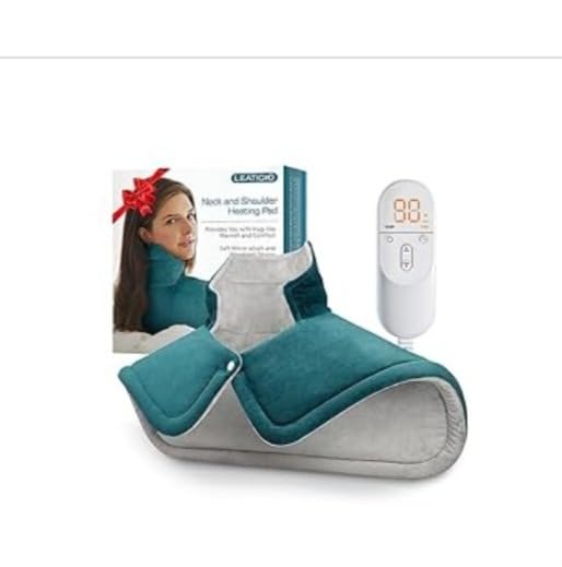 Heating Pad for Back & Period Cramps, Wrap Around Heating Pad for for Waist Stomach, Versatile Electric Heated Pad for Neck Shoulders Thigh Knee, Birthday Gifts for Women Men Mom Dad customer photo 2