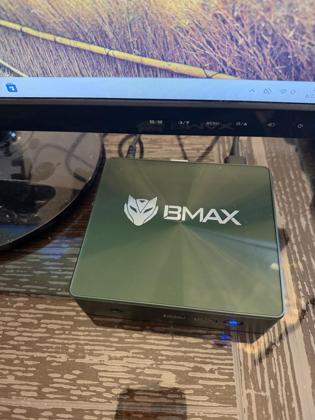 Bmax Mini PC Mini Desktop Computer Intel Celeron J3355 (Up to 2.5GHz) Win 11, 6GB RAM 128GB eMMC Support M.2 SSD Expansion (512GB/2TB), 4K Dual Display WiFi5& BT5.0 for Home/Office,Daily Use,B1 Plus customer photo 2