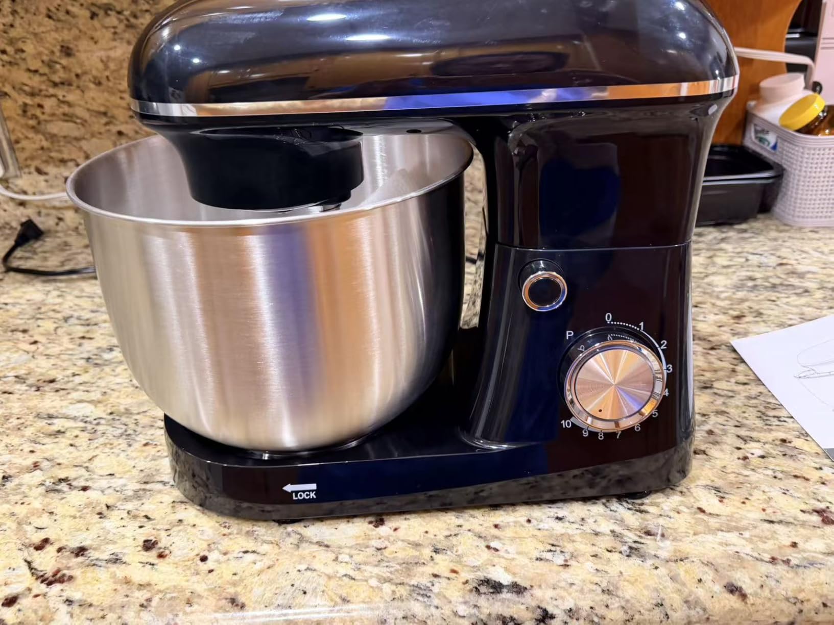 OLIXIS 6.3 Qt Stand Mixer, 10-Speed Tilt-Head Electric Mixer for Baking customer photo 2