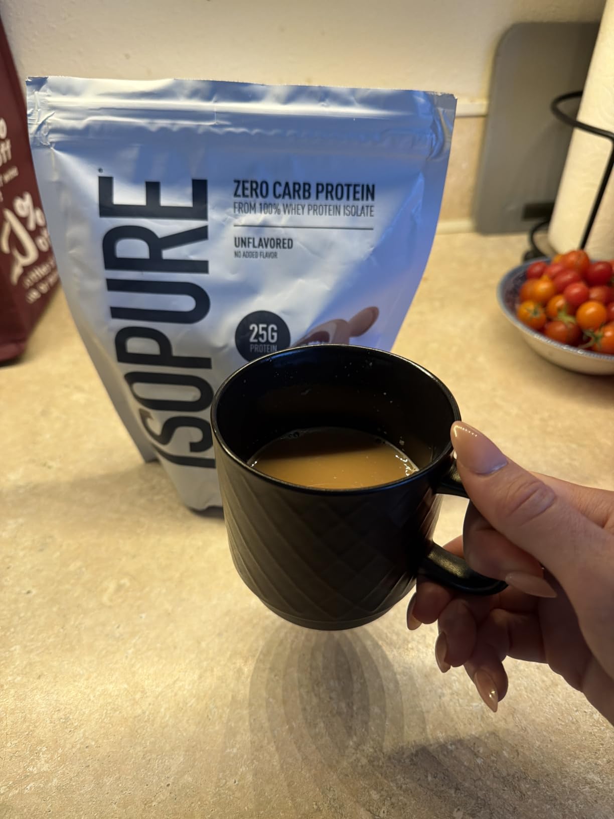 Isopure Zero Carb Whey Isolate Protein Powder, Unflavored 1 LB customer photo 2