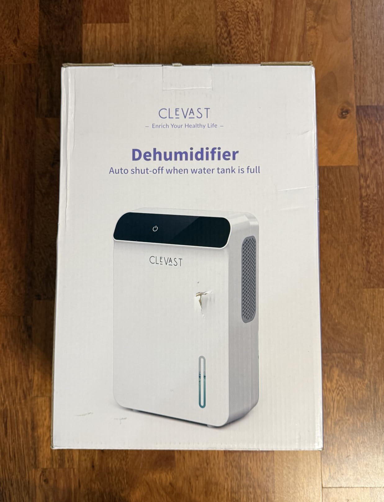 CLEVAST Small Dehumidifier for Bathroom, Bedroom, Quiet Operation, Portable customer photo 2
