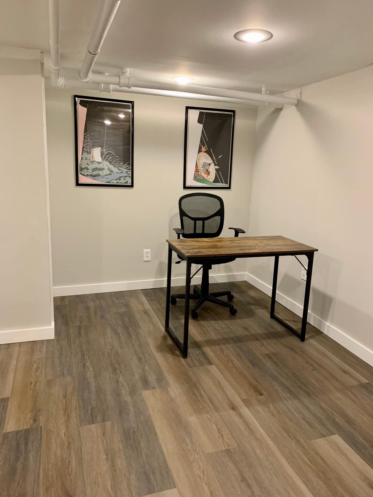 52 Inch Office Desk with 6 Drawers and Printer Space for Storage, Reversible Computer Desk with Monitor Stand & Power Outlets, Home Office Desks, White customer photo 2