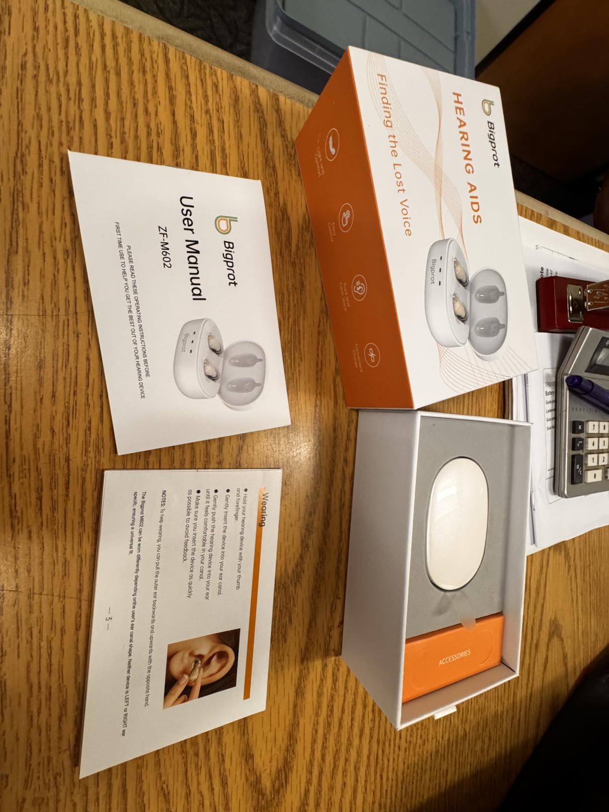 Rechargeable OTC Hearing Aids for Seniors, Digital Hearing Aids with Noise Cancellation & Feedback Suppression, Discreet Mini In-Ear Design with Simple Button Control, Magnetic Charging Case, 100H Use customer photo 2