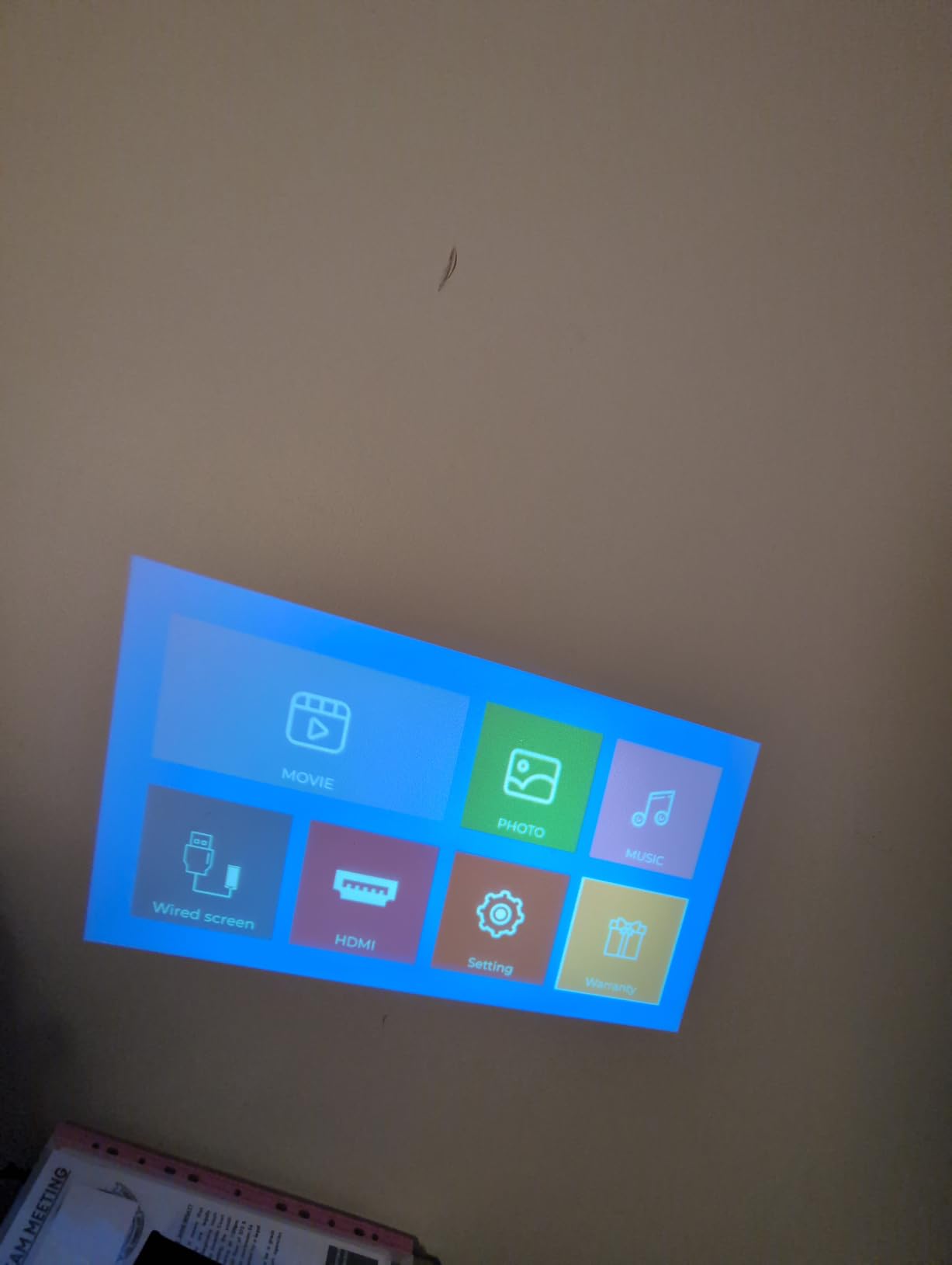 Mini Projector with 4K Support, Portable Short Throw Proyector customer photo 1