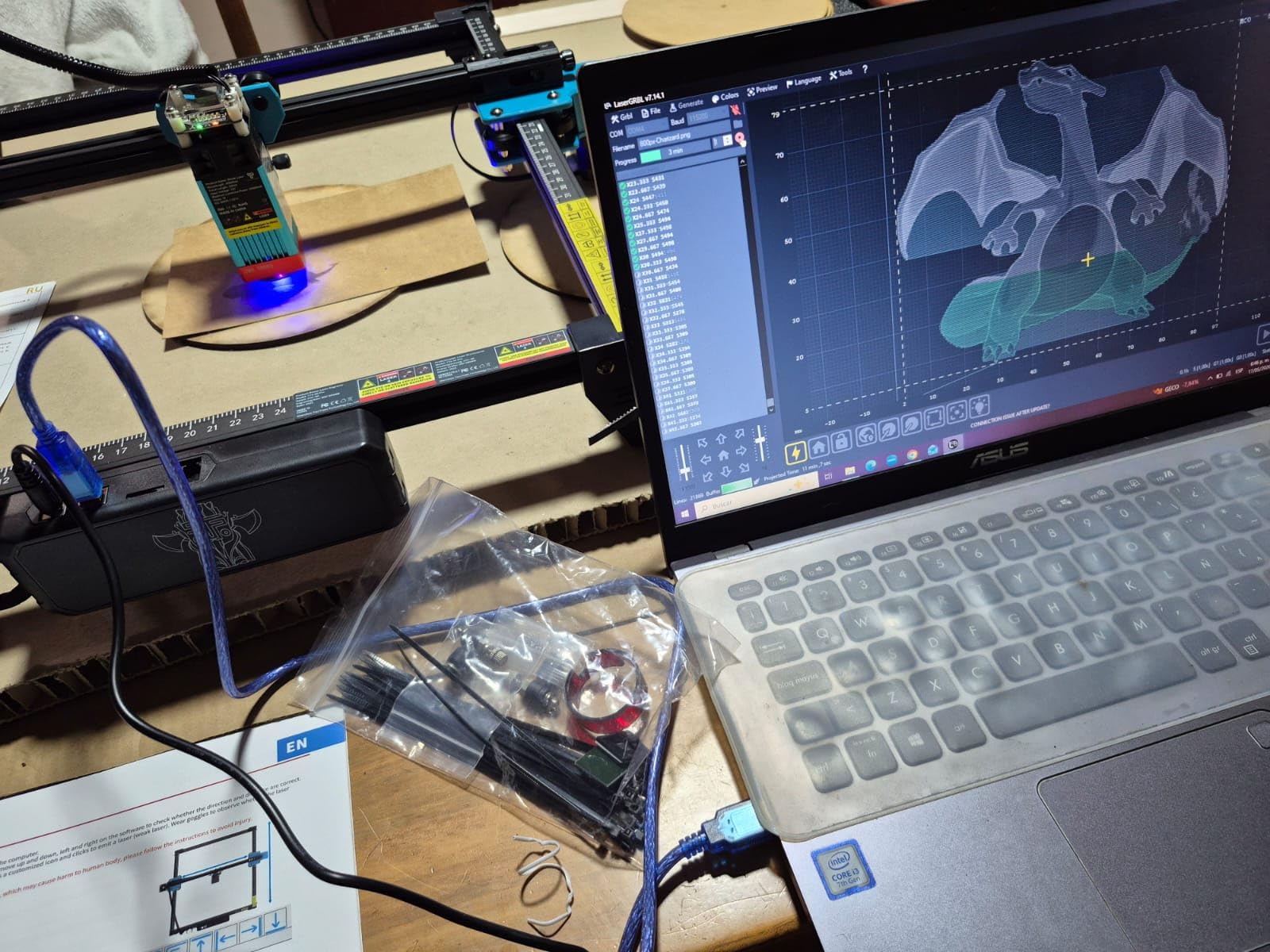 Twotrees TTS-10 Pro Laser Engraver,10000mW High Precision Laser Engraving customer photo 2