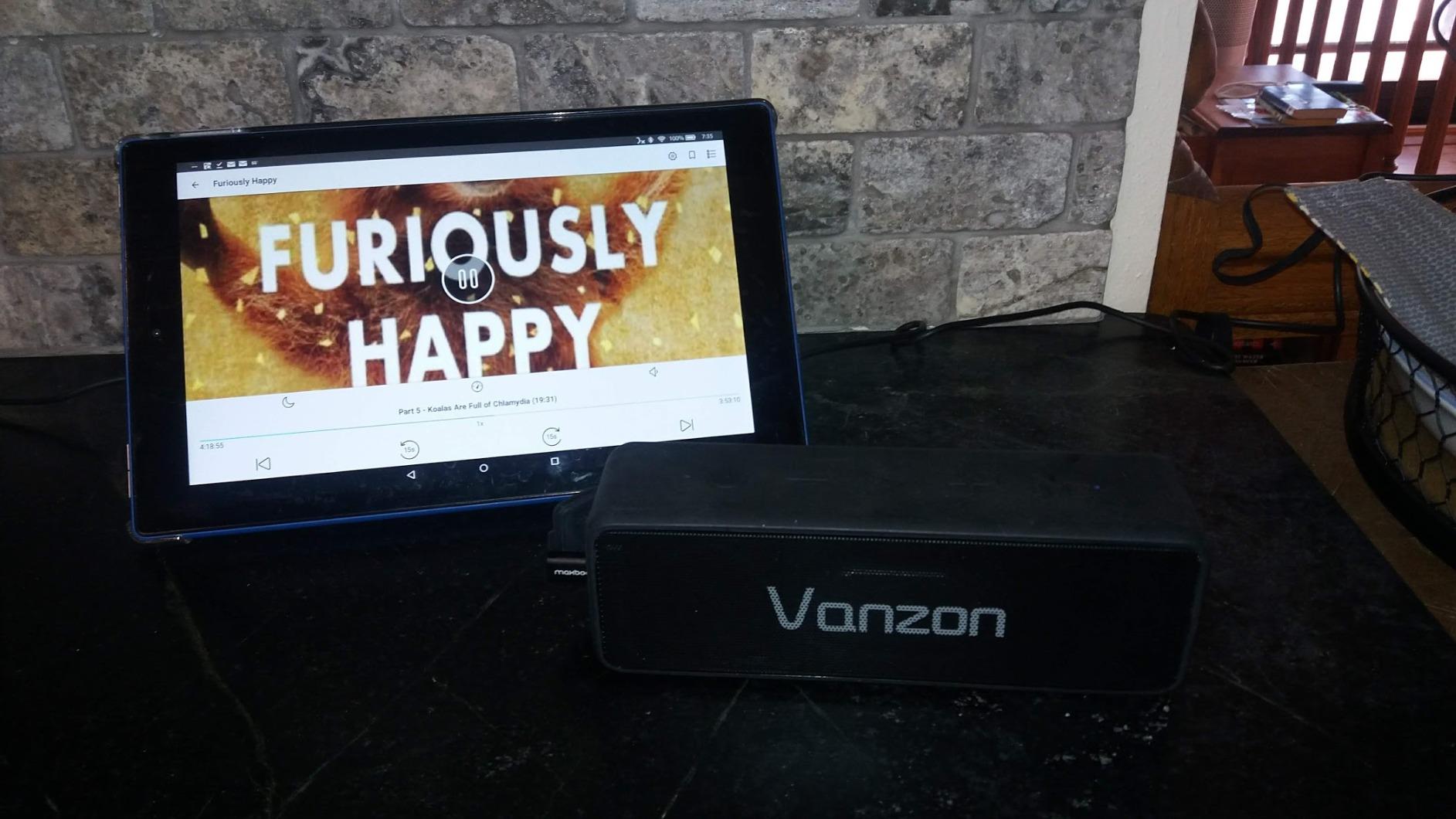 Vanzon Bluetooth Speakers, IPX7 Waterproof Portable Wireless Speaker customer photo 2