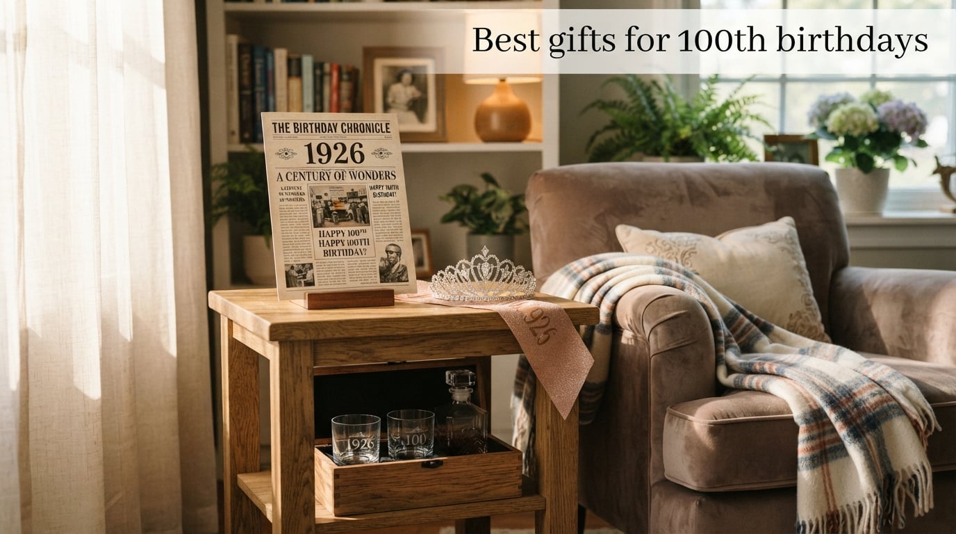 Best gifts for 100th birthdays