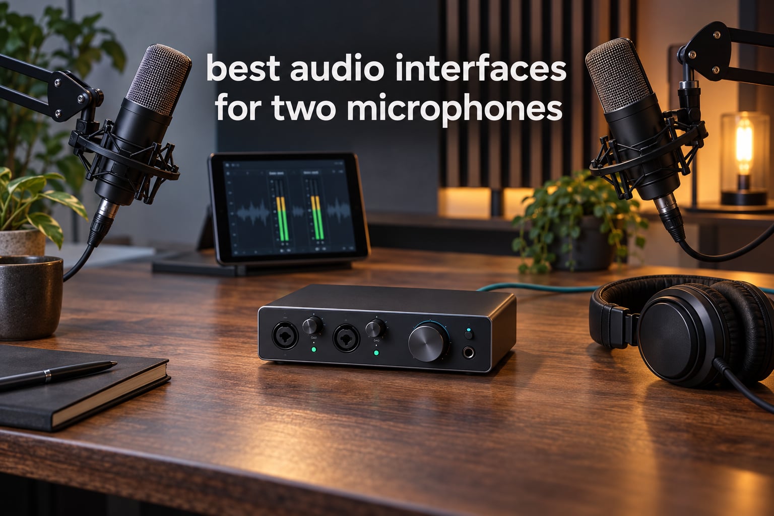 best audio interfaces for two microphones