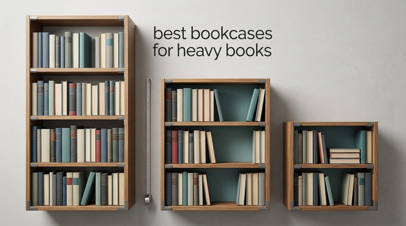 best bookcases for heavy books