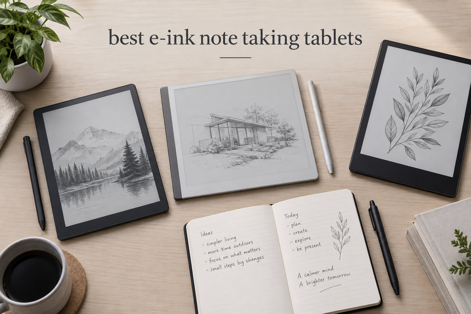 best e-ink note taking tablets