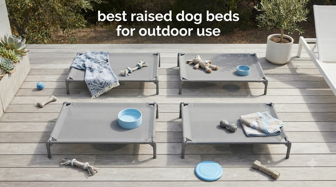best raised dog beds for outdoor use