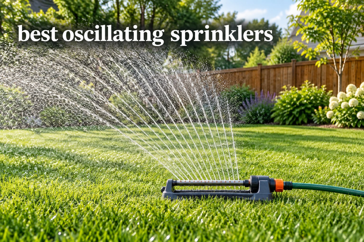 best oscillating sprinklers