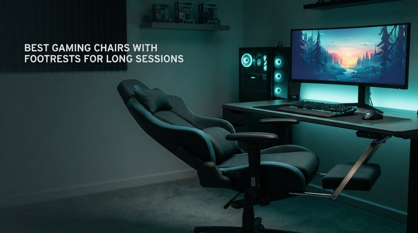 best gaming chairs with footrests for long sessions