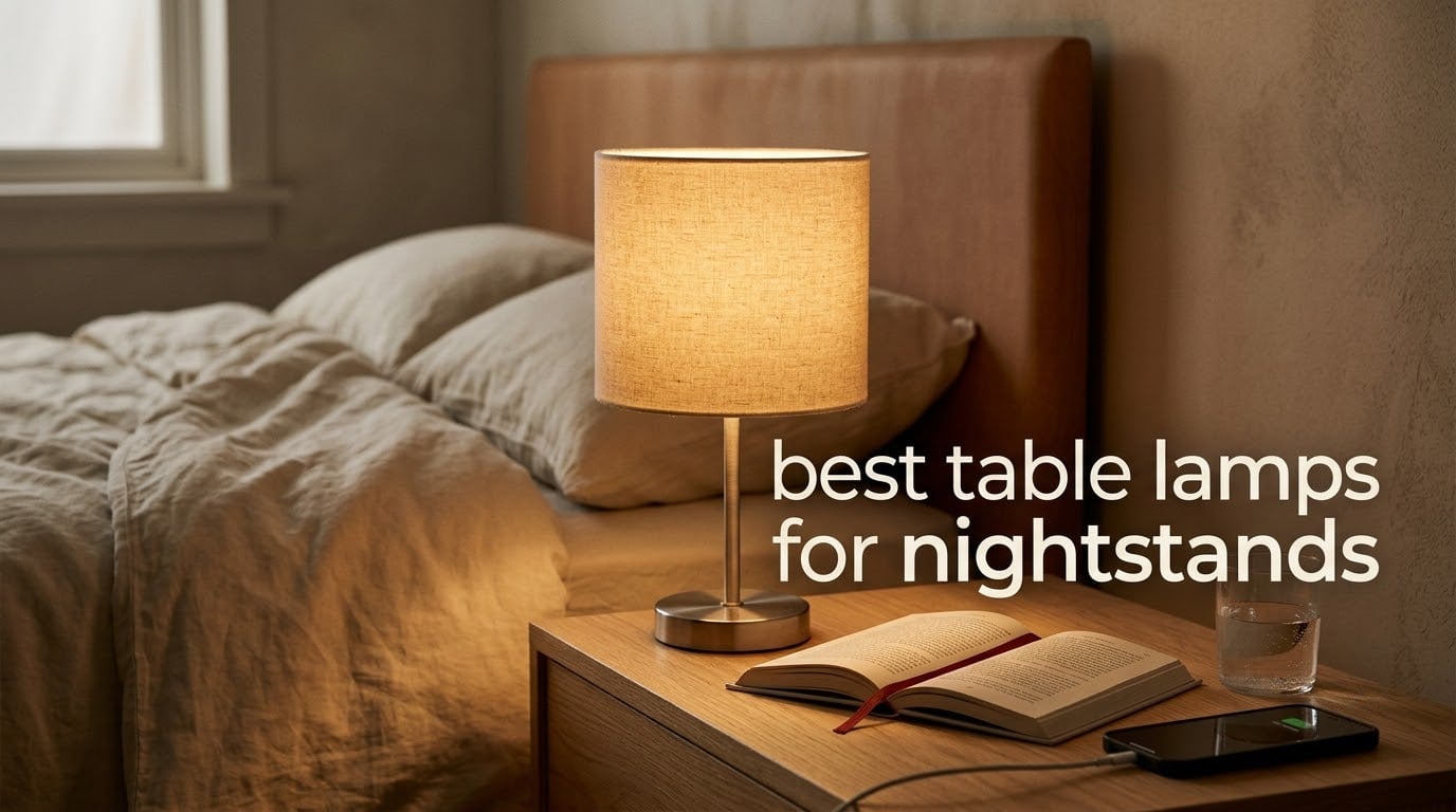 best table lamps for nightstands