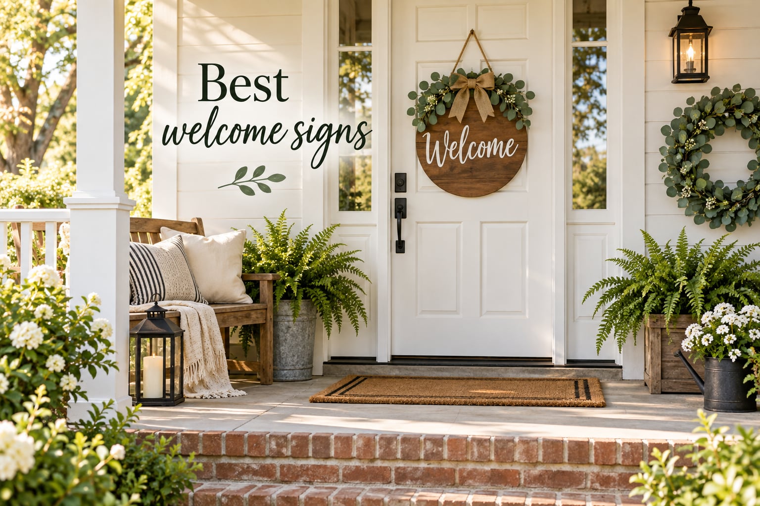 Best welcome signs