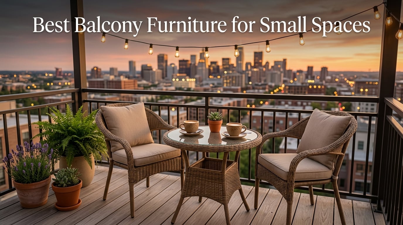 Best Balcony Furniture for Small Spaces
