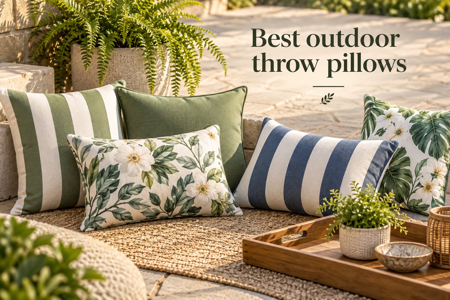 Best outdoor throw pillows