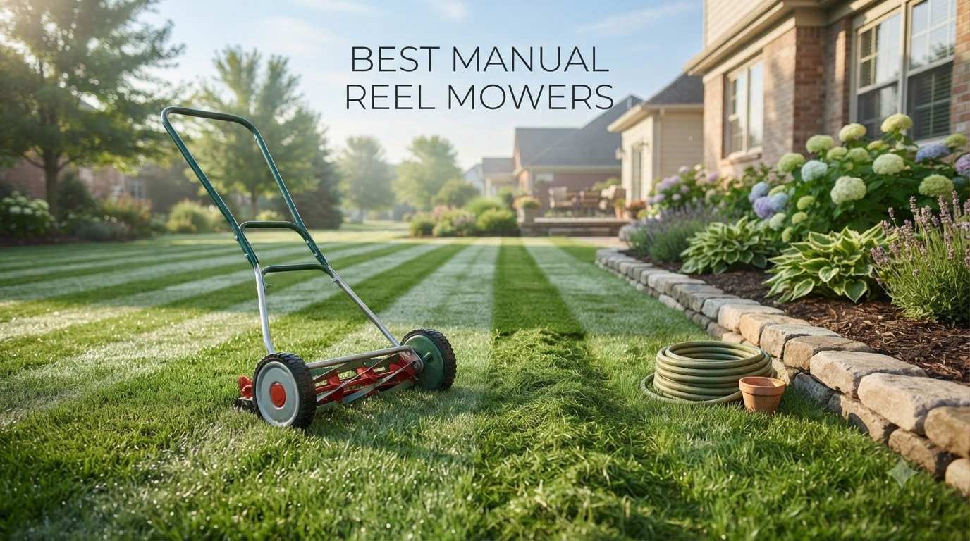 best manual reel mowers