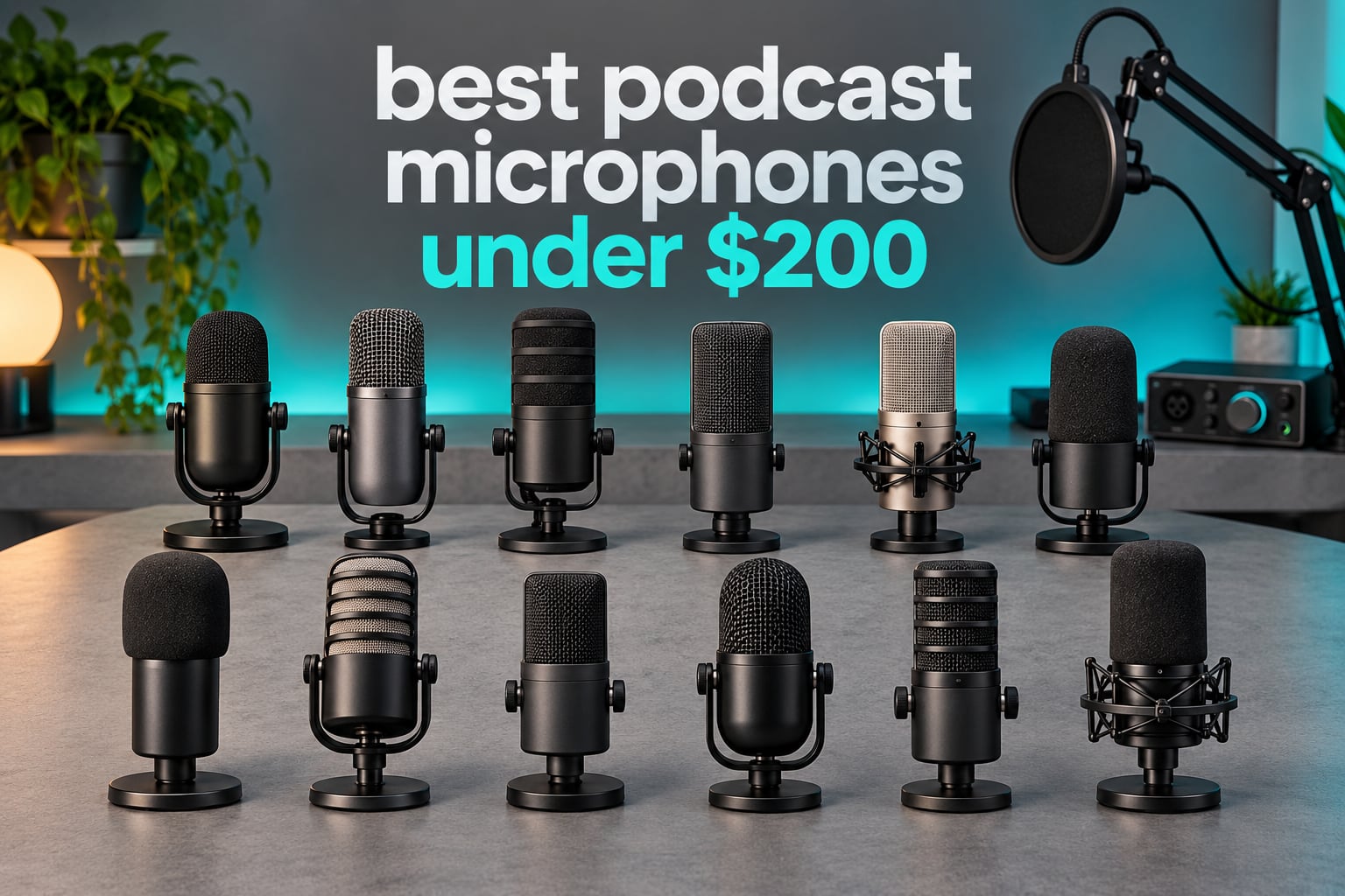 best podcast microphones under $200