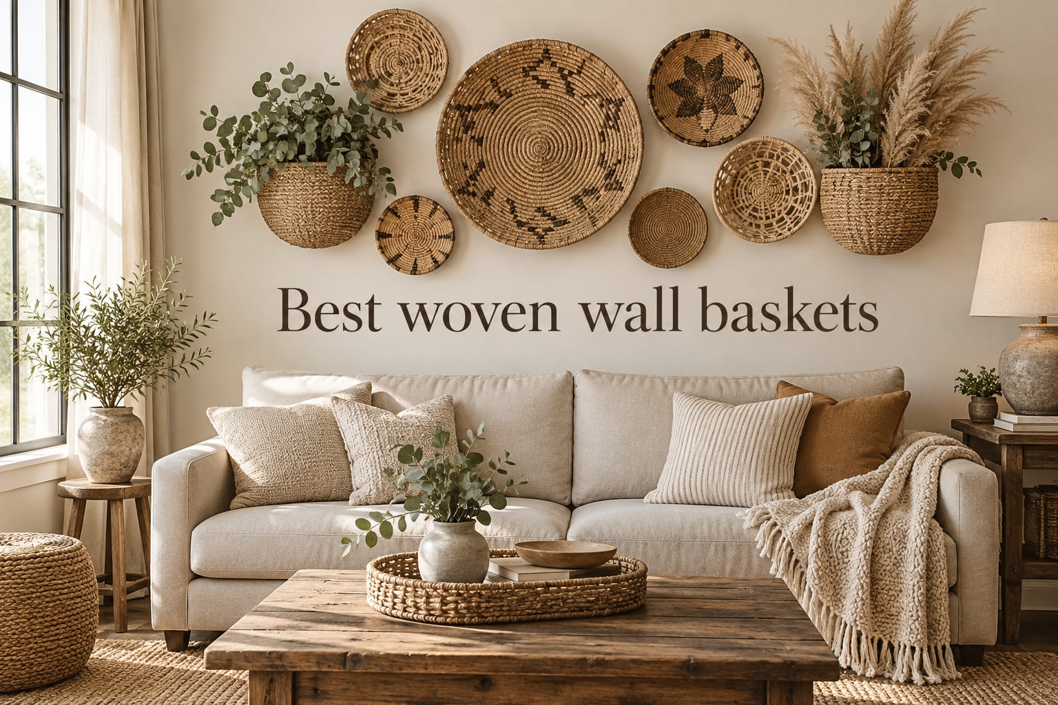 Best woven wall baskets