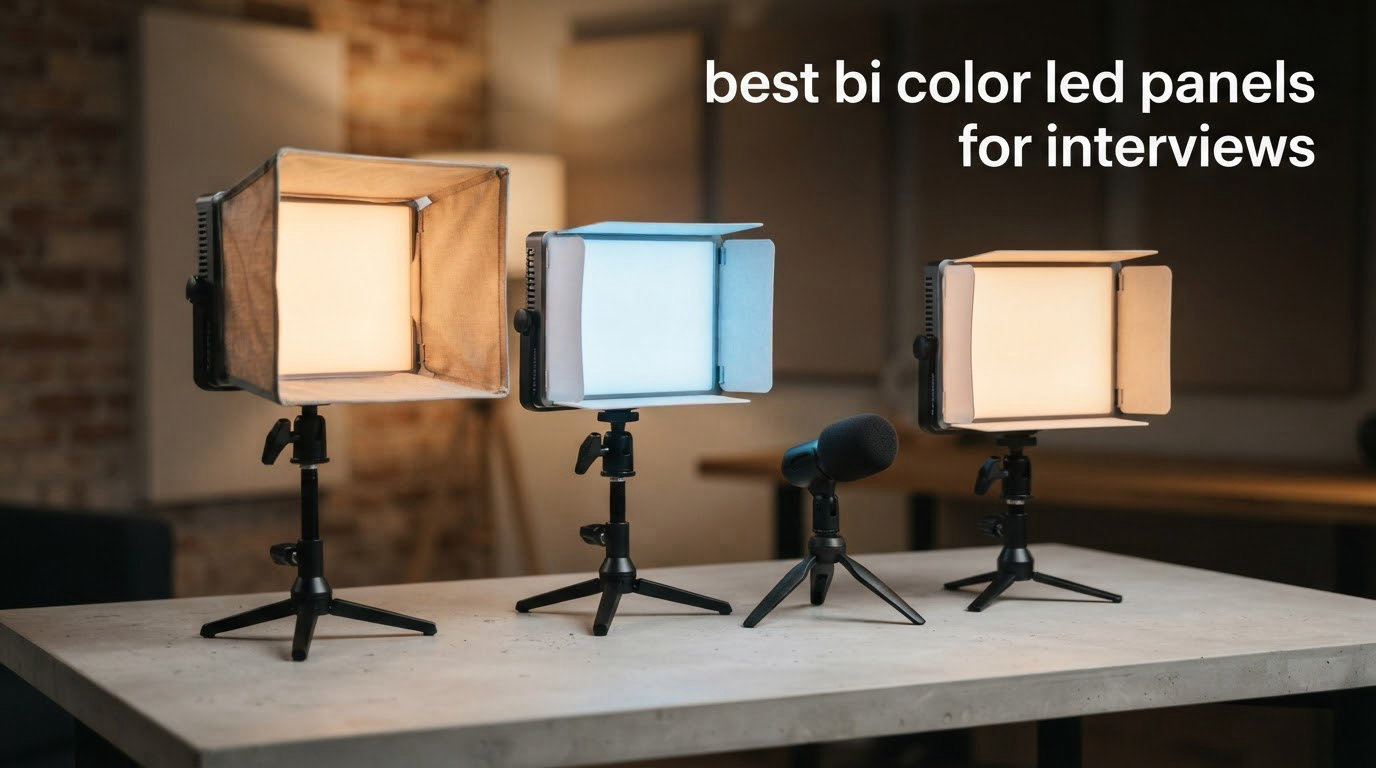 best bi color led panels for interviews