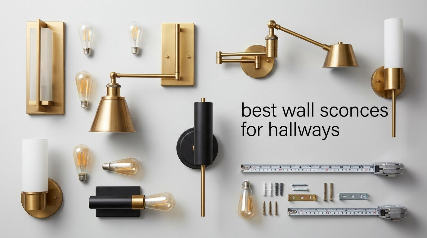 best wall sconces for hallways