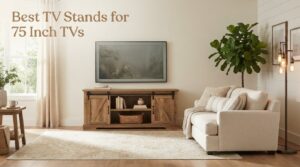 Best TV Stands for 75 Inch TVs