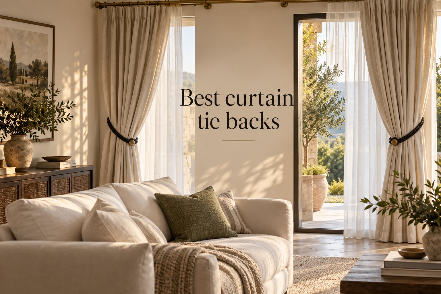 Best curtain tie backs