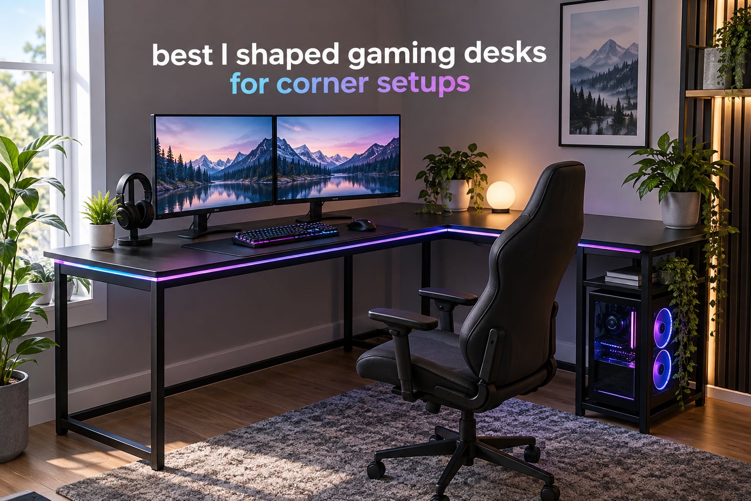 best l shaped gaming desks for corner setups