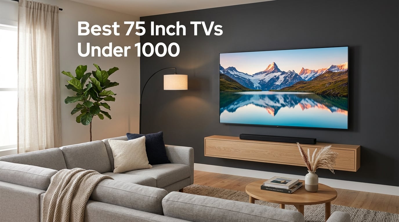 Best 75 Inch TVs Under 1000