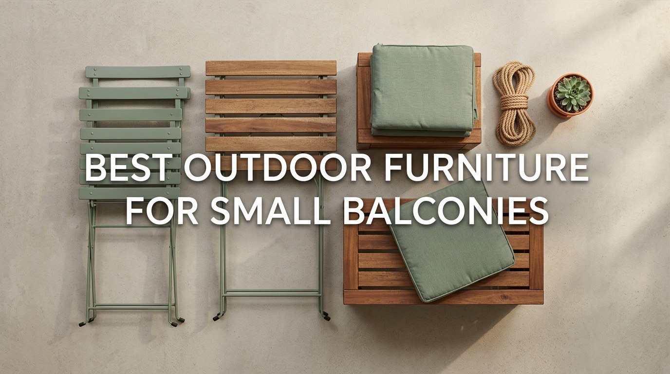 best outdoor furniture for small balconies