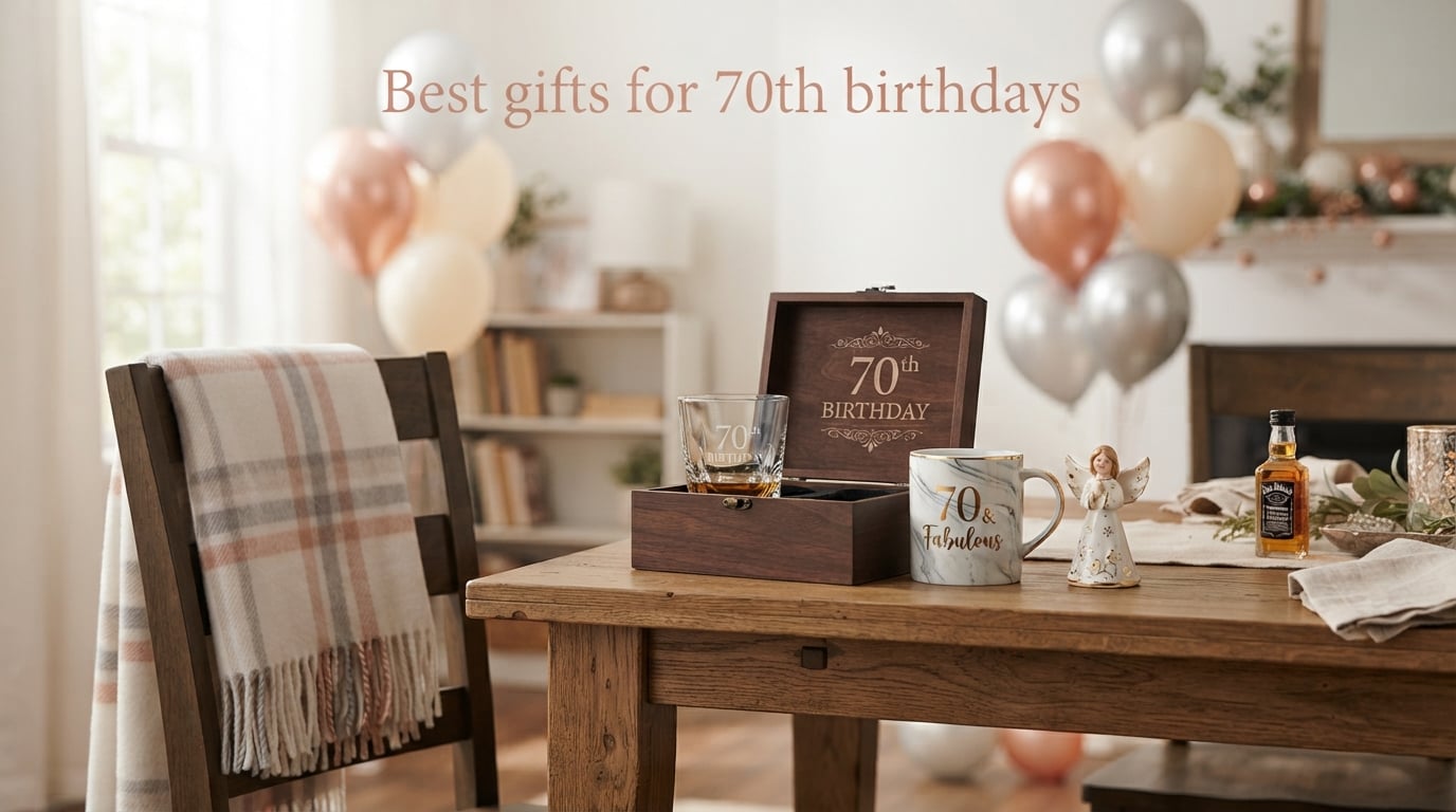 Best gifts for 70th birthdays