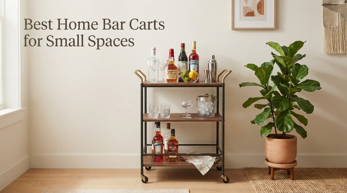 Best Home Bar Carts for Small Spaces