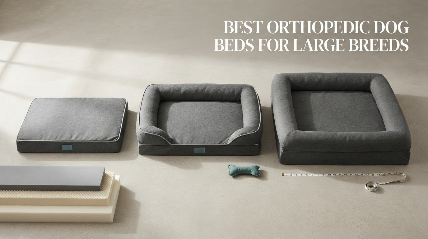 best orthopedic dog beds for large breeds
