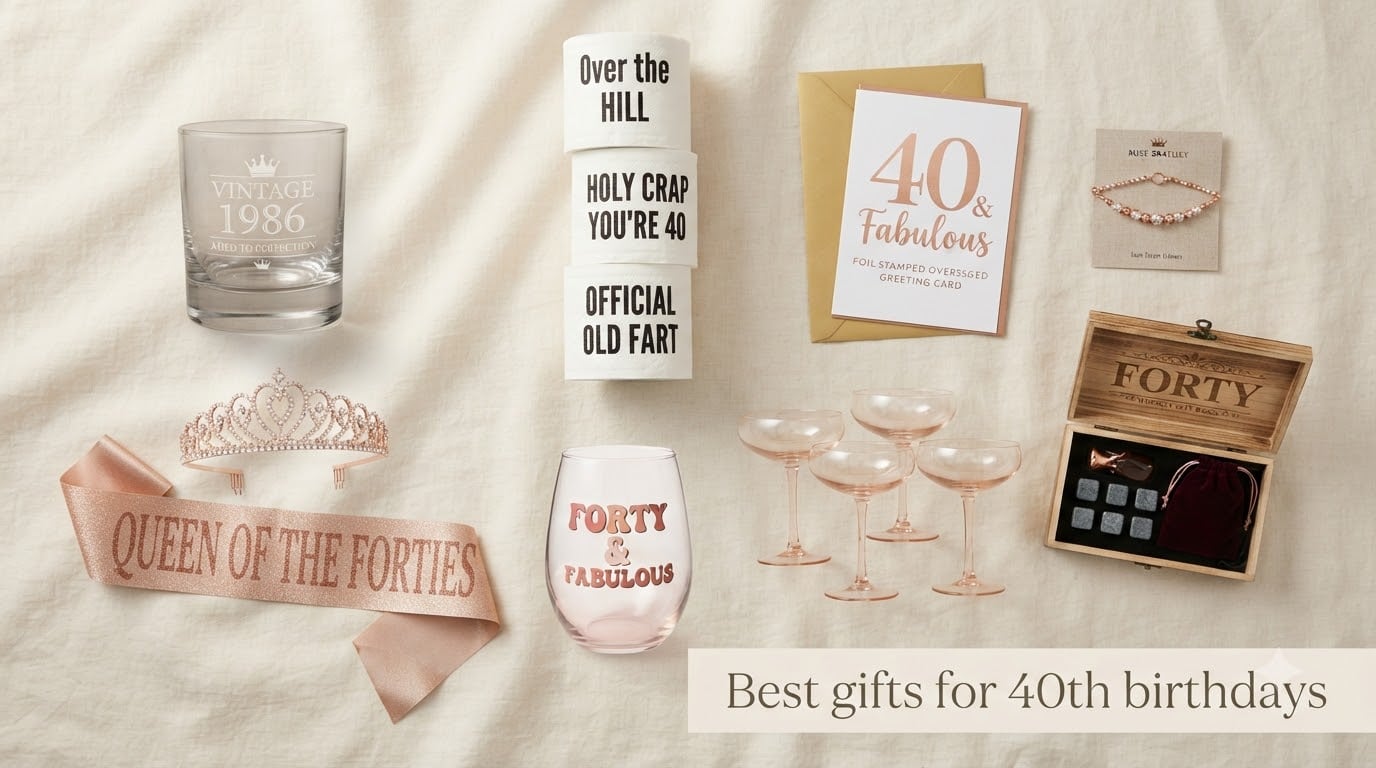 Best gifts for 40th birthdays