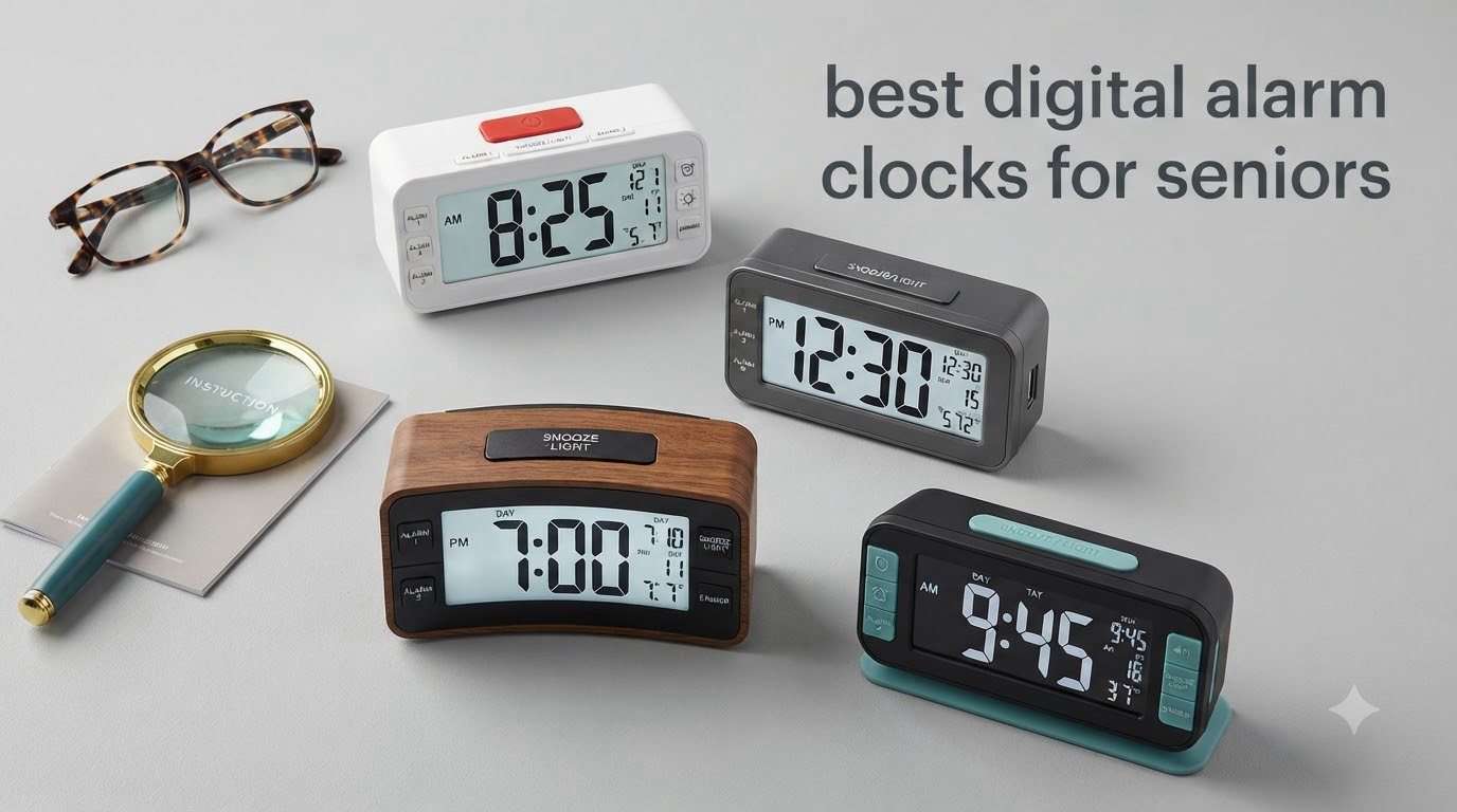 best digital alarm clocks for seniors