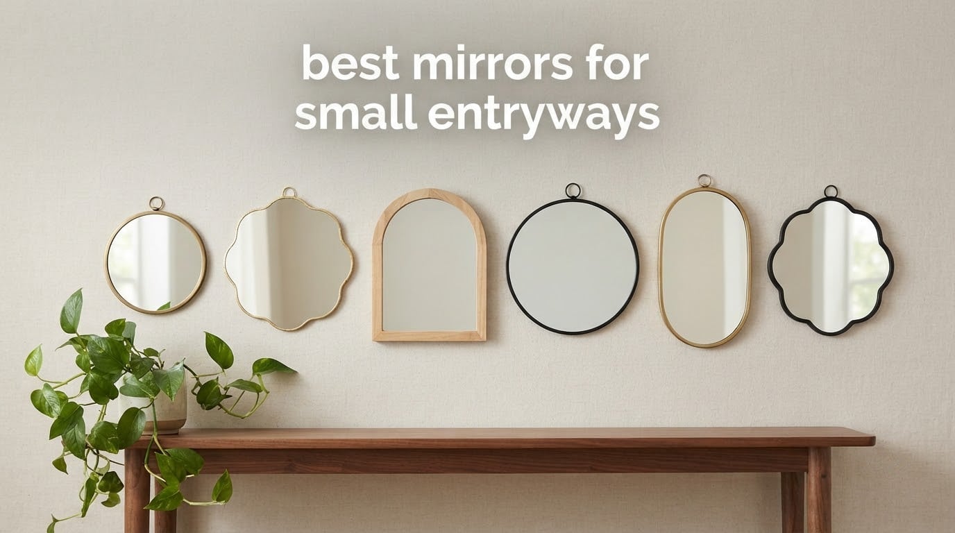 best mirrors for small entryways