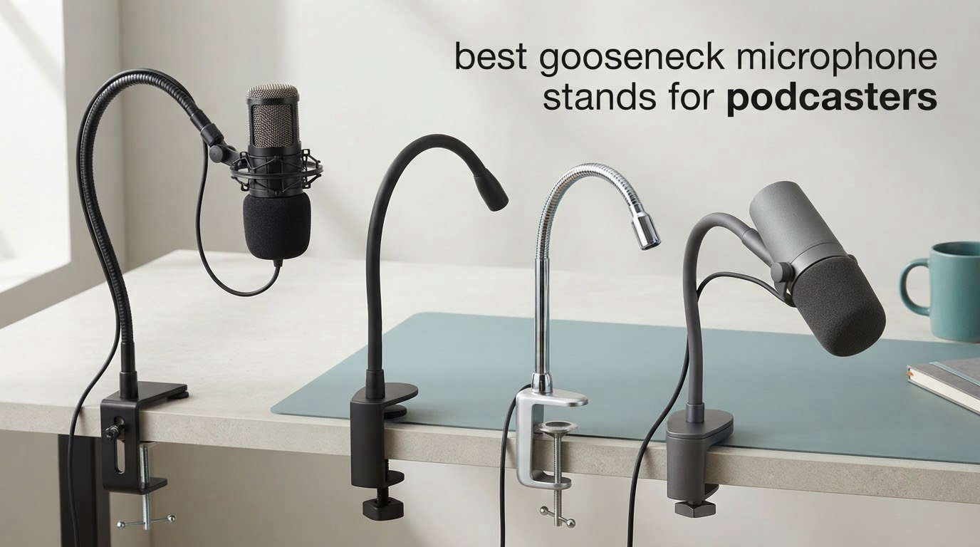 best gooseneck microphone stands for podcasters