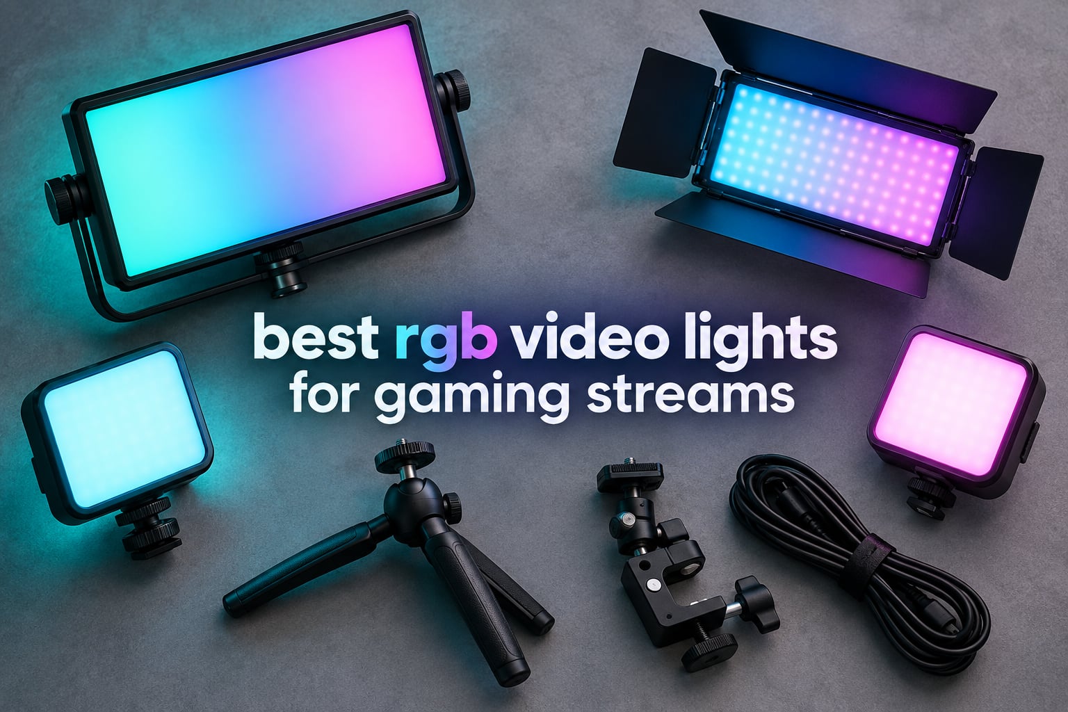 best rgb video lights for gaming streams