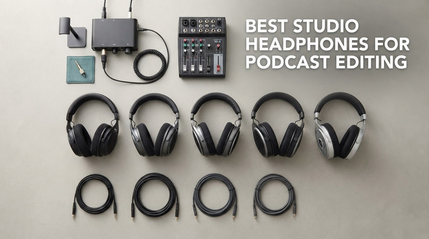 best studio headphones for podcast editing
