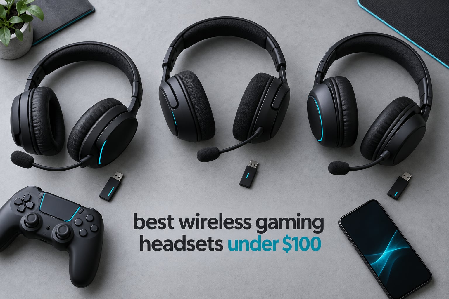 best wireless gaming headsets under $100