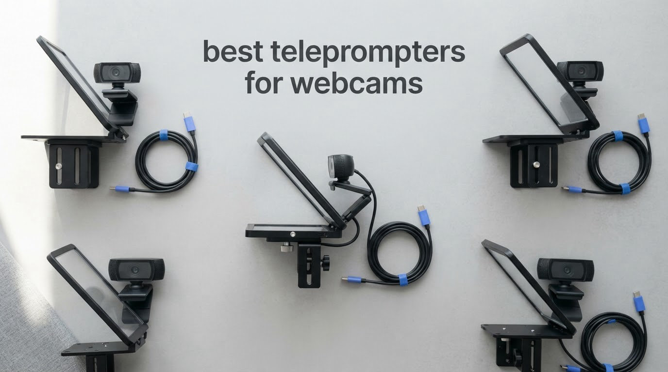 best teleprompters for webcams
