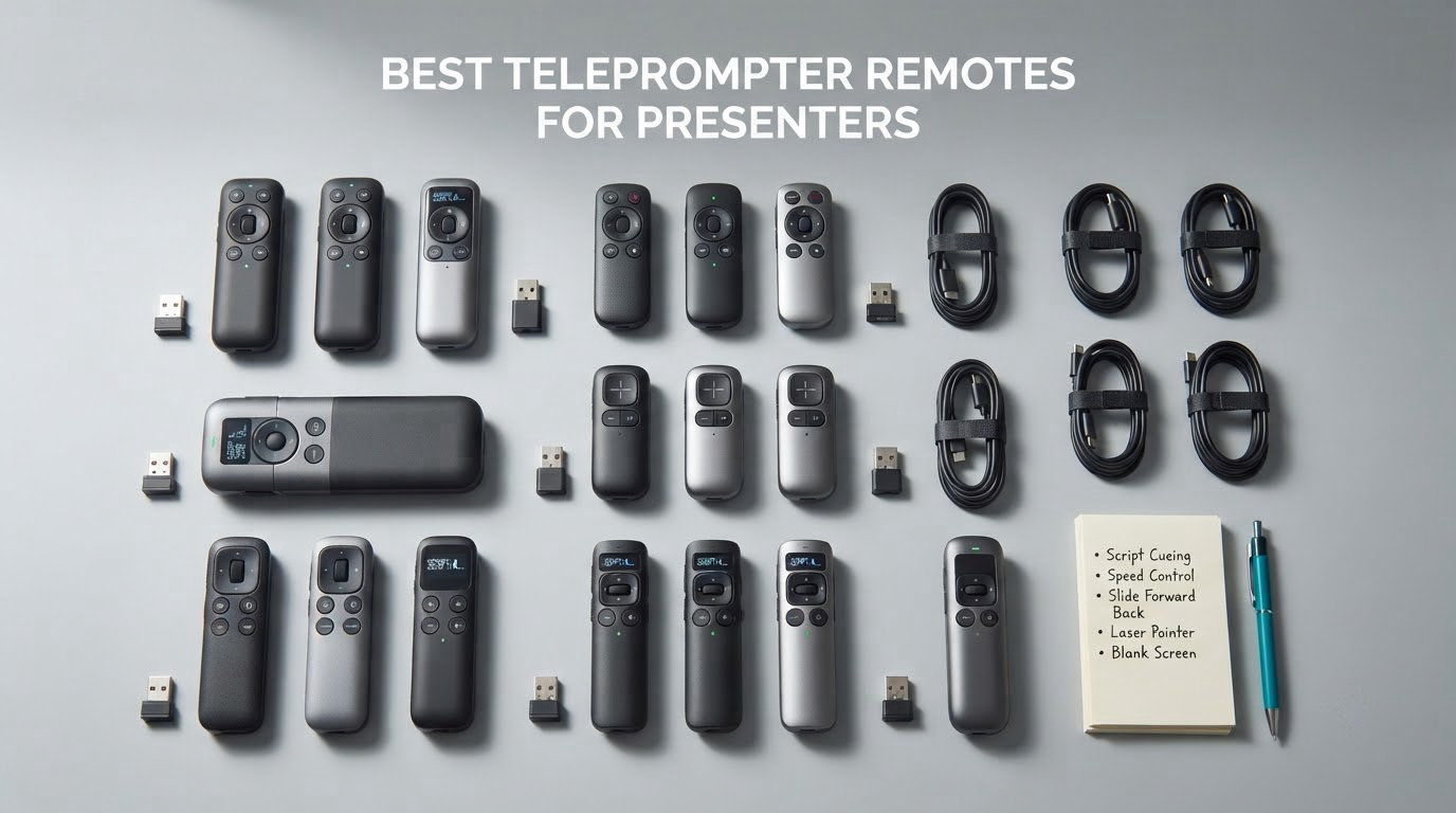 best teleprompter remotes for presenters